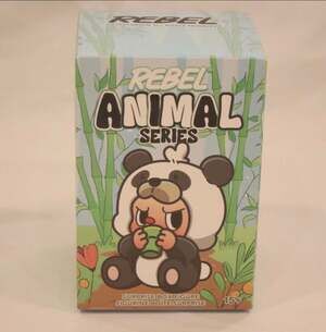 Rebel Bear Animal Series Vinyl Plush Mystery Blind Box Figure
